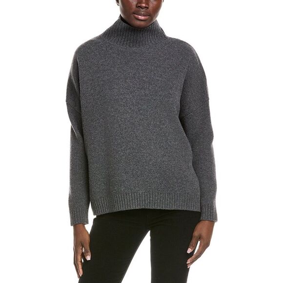 Weekend Max Mara Womens  Borgia Wool Turtleneck Sweater, Gray - Picture 1 of 3
